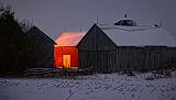 Red Barn At First Light_20498-503